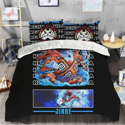 One Piece Jinbe Bedding Set Custom-wexanime.com