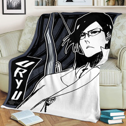 Uryu Ishida Blanket Fleece Custom Bleach Anime-wexanime.com