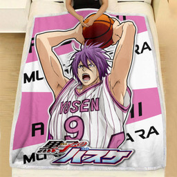 Atsushi Murasakibara Blanket Fleece Custom Kuroko's Basketball Anime-wexanime.com