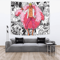 Donquixote Doflamingo Tapestry Custom One Piece Anime Manga Room Wall Decor-wexanime.com