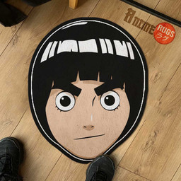 Rock Lee Shaped Rugs Custom Anime Naruto Carpets Room Decor Mats-wexanime.com