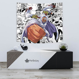 Monkey D. Garp Tapestry Custom One Piece Anime Manga Room Wall Decor-wexanime.com