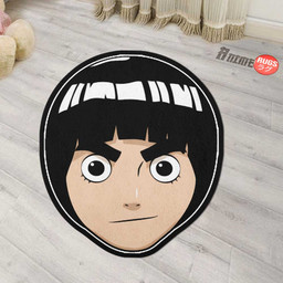 Rock Lee Shaped Rugs Custom Anime Naruto Carpets Room Decor Mats-wexanime.com