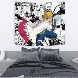 Namikaze Minato Tapestry Custom Naruto Anime Manga Room Wall Decor-wexanime.com