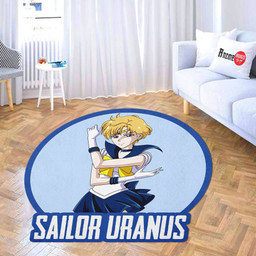 Sailor Uranus Shaped Rug Custom Anime Sailor Moon Mats For Bedroom Living Room Quality Carpets-wexanime.com