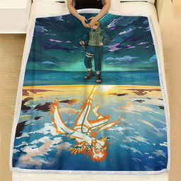 Minato Namikaze Blanket Fleece Custom Naruto Anime-wexanime.com