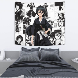Rukia Kuchiki Tapestry Custom Bleach Anime Manga Room Wall Decor-wexanime.com