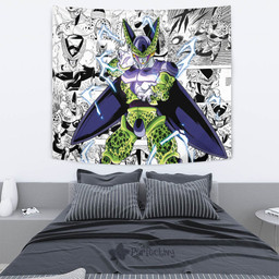 Perfect Cell Tapestry Custom Dragon Ball Anime Manga Room Decor-wexanime.com