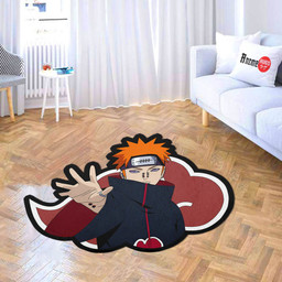 Pain Shaped Rug Custom Anime Naruto Mats For Bedroom Living Room Quality Carpets-wexanime.com