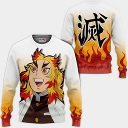 Rengoku Hoodie Custom Demon Slayer Anime Merch Clothes Funny Style-wexanime.com