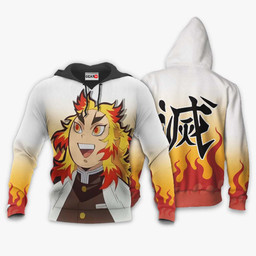 Rengoku Hoodie Custom Demon Slayer Anime Merch Clothes Funny Style-wexanime.com