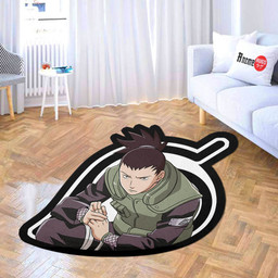 Nara Shikamaru Shaped Rug Custom Anime Naruto Mats For Bedroom Living Room Quality Carpets-wexanime.com