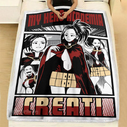 Momo Yaoyorozu Blanket Fleece Custom My Hero Academia Anime-wexanime.com