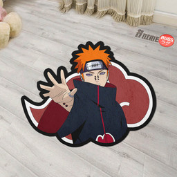 Pain Shaped Rug Custom Anime Naruto Mats For Bedroom Living Room Quality Carpets-wexanime.com