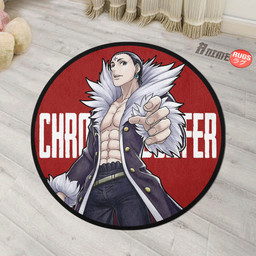 Chrollo Lucilfer Shaped Rug Custom Anime Hunter x Hunter Mats For Bedroom Living Room Quality Carpets-wexanime.com