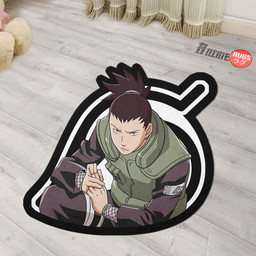 Nara Shikamaru Shaped Rug Custom Anime Naruto Mats For Bedroom Living Room Quality Carpets-wexanime.com