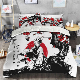 Shinobu Kochou Bedding Set Custom Japan Style Demon Slayer Anime Bedding-wexanime.com