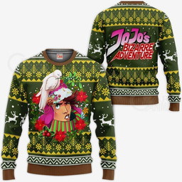 Joseph Joestar Ugly Christmas Sweater JoJo's Bizarre Adventure Anime VA11 - 1 - wexanime