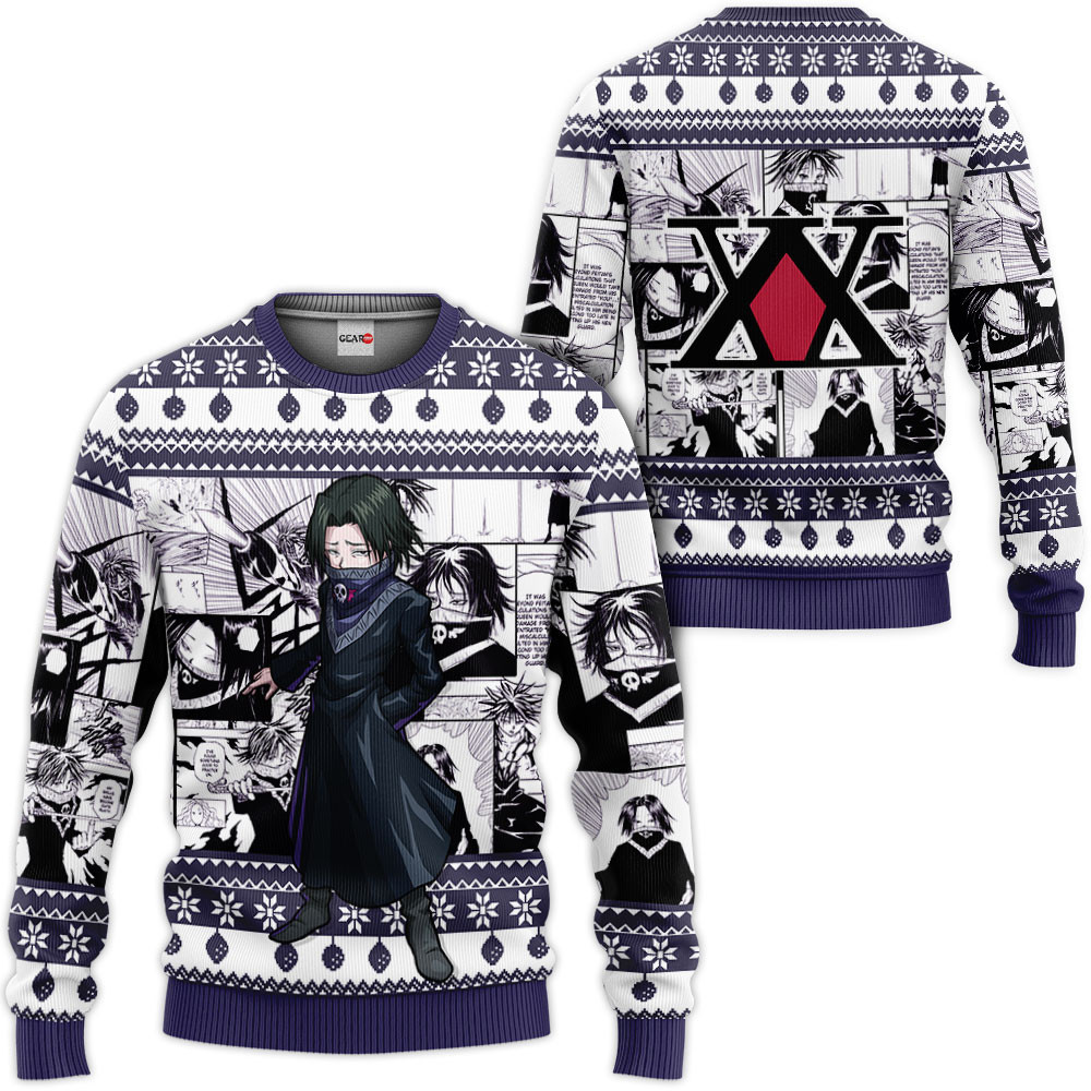 HxH Feitan Portor Custom Anime Ugly Christmas Sweater Wexanime
