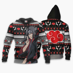 Itachi Uchiha Ugly Christmas Sweater Akatsuki Custom Anime Xmas Merch Wexanime