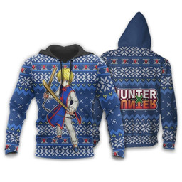Kurapika Ugly Christmas Sweater Hunter X Hunter Anime Xmas Gift Custom Clothes - 3 - wexanime