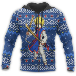 Kurapika Ugly Christmas Sweater Hunter X Hunter Anime Xmas Gift Custom Clothes - 7 - wexanime