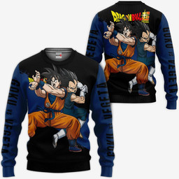 Goku and Vegeta Hoodie Dragon Ball Super Custom Anime Merch Clothes Wexanime