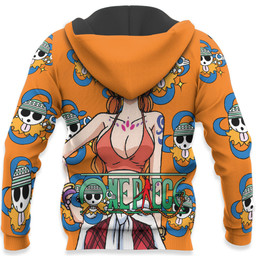 One Piece Red Nami Hoodie Custom Anime Merch Clothes Wexanime