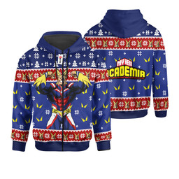 My Hero Academia All Might Custom Anime Ugly Christmas Sweater Wexanime