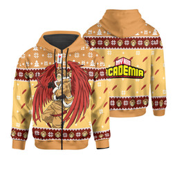 My Hero Academia Hawks Custom Anime Ugly Christmas Sweater Wexanime