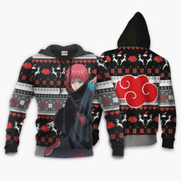 Sasori Ugly Christmas Sweater Akatsuki Custom Anime Xmas Merch Wexanime