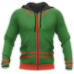 Gon Freecss Hunter X Hunter Uniform Shirt HxH Anime Hoodie Jacket - 8 - wexanime