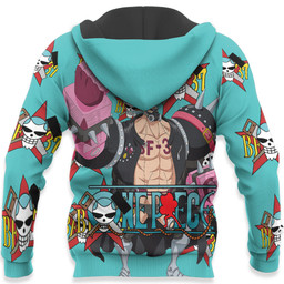 One Piece Red Franky Hoodie Custom Anime Merch Clothes Wexanime