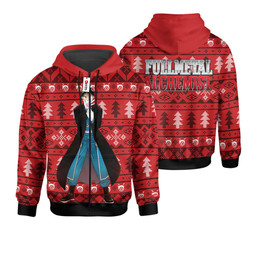 Fullmetal Alchemist Roy Mustang Custom Anime Ugly Christmas Sweater Wexanime