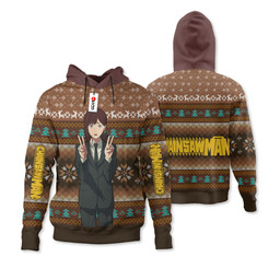 Chainsaw Man Kobeni Higashiyama Ugly Christmas Sweater Custom For Anime Fans Wexanime