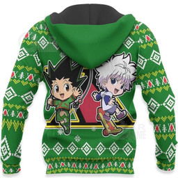 Gon & Killua HxH Ugly Christmas Sweater Hunter X Hunter Anime Xmas - 5 - wexanime