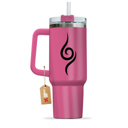 Kakashi Anbu 40oz Pink Valentines Personalized Tumbler With Handle Anime Cup - Wexanime