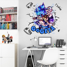 Gogeta Wall Stickers Anime Personalized Wall Art- Wexanime