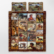 CHANDERWOOLLEY™ You are my sunshine horses gift Quilt Bedding Set