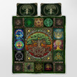 CHANDERWOOLLEY™ Wicca Pagan Witch Tree of Life Quilt Bed Set 176C