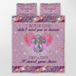 CHANDERWOOLLEY™ I Wish God Didn_t Need You In Heaven Quilt Bed Set 153