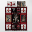 CHANDERWOOLLEY™ The Knights Templar Christian Warrior 115 Quilt Bed Set
