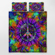 CHANDERWOOLLEY™ Purple Flower Hippie Quilt Bed Set 344
