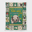A Pug Is Like A Bundle Of Pure Love Gift-wrapped In Fu Shepra Blanket 298