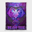Galaxy Dragon Couple. You And Me We Got This Shepra Blanket 253