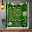 CHANDERWOOLLEY™ Celtic irish to my daughter gift Quilt Blanket