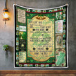 CHANDERWOOLLEY™ Irish Christmas Blessings For You Quilt Blanket