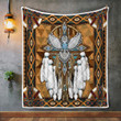 CHANDERWOOLLEY™ Native American Owl Spirit 344 Quilt Blanket