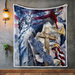CHANDERWOOLLEY™ One Nation Under God American Patriotism Eagle 255 Quilt Blanket