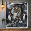 Native American Wolf Quilt Quilt Blanket 299